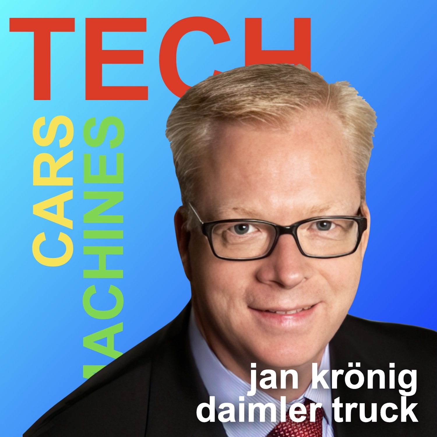 Headshot of Jan Kronig on Podcast logo